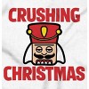 Crushing Christmas Nutcracker Pun Hoodie Sweatshirt Women Men Brisco Brands - 2 of 4