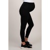 PinkBlush Black Solid Basic Maternity Leggings - 4 of 4
