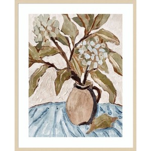 Amanti Art Muted Bouquet Canvas Art Print by Urban Road Wood Framed Wall Art Print 33 x 41 - 1 of 4