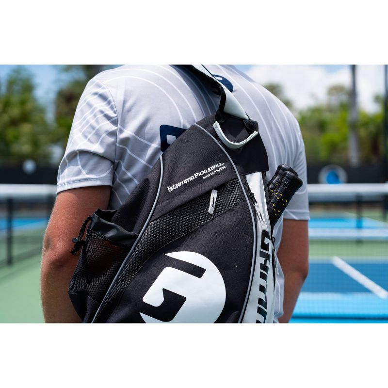 GAMMA Sports Sling Bag - Black/White, 6 of 8