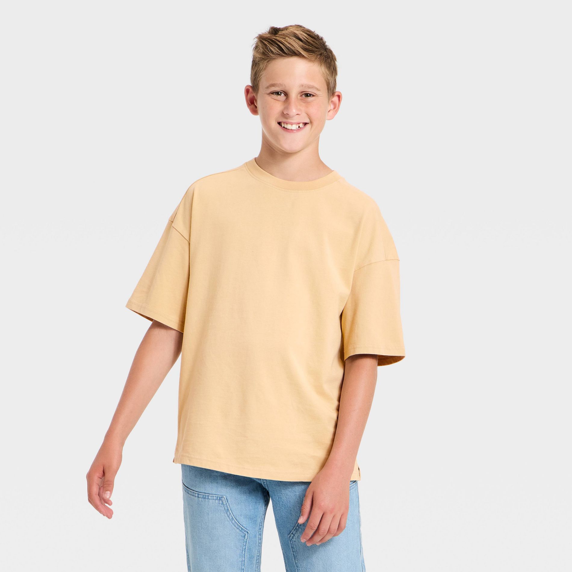 Boys' Heavyweight Short Sleeve T-Shirt - art class™