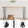 Metal Table Legs DIY Industrial Furniture Legs 880 Lbs Capacity - 3 of 4