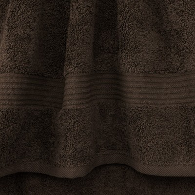Luxury Brown Turkish Cotton 6-Piece Towel Set