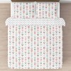 Sweet Jojo Designs Full/Queen Comforter Bedding Set Mod Arrow Pink Green and Grey 3pc - 3 of 4