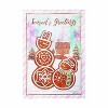 Evergreen Season's Greeting Gingerbread Reversible Suede Garden Flag 12 x 18 Inches Indoor Outdoor Decor - 2 of 4