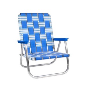 Lawn Chair USA Folding Aluminum Beach Webbed Chair - 1 of 4