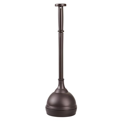 bronze toilet brush and plunger