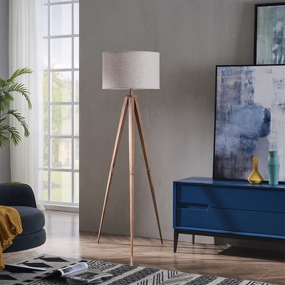 Rosary Blenn 61.4'' Tripod Floor Lamp
