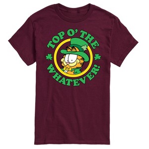 Men's - Garfield - Top O The Whatever Patrick's Day Short Sleeve Graphic T-Shirt - 1 of 4
