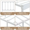 Queen Size Bed Frame Metal Platform Mattress Foundation with Headboard, Heavy Duty Steel Slat Support, No Box Spring Needed, Easy Assembly - 4 of 4