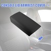 Unique Bargains Faux Leather Car Center Console Lid Armrest Box Cover for Honda Accord 7th 2003-2007 - 3 of 4