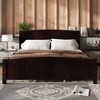 Kumasinova Full/Queen/King Platform Bed with Headboard,Solid Wood Bed Frame with Support Slats,No Box Spring Needed,Noise-Free Structure - 2 of 4