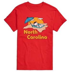Men's - Peanuts - North Carolina Lucy Short Sleeve Graphic T-Shirt - 1 of 4