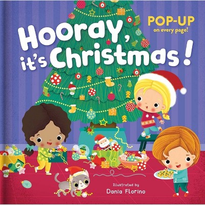 Hooray, It's Christmas!: Pop-Up Book - (Hardcover)