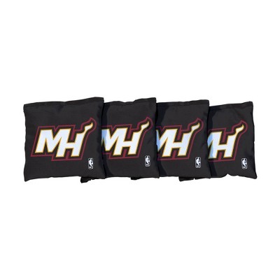 NBA Miami Heat Corn-Filled Cornhole Bags - Black