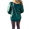 Women's Satin Blouse - KLd. Signature - 2 of 3