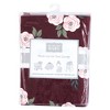 Hudson Baby Girls Multi-use Car Seat Canopy, Burgundy Floral, One Size - 2 of 2