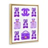 Stupell Industries Purple Glam Gummy Candy Floating Frame Canvas Art - 2 of 4