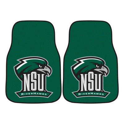 NCAA Northeastern State University Carpet Car Mat Set - 2pc