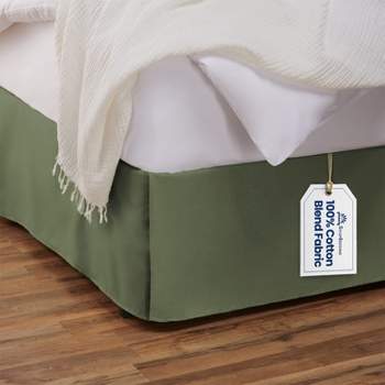 Shopbedding Tailored Bed Skirt with Split Corners,  Available in 14 Colors and Lots of Sizes