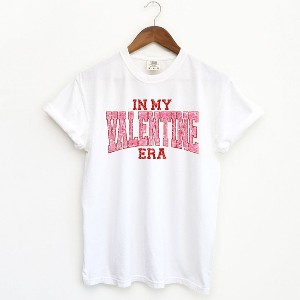 Simply Sage Market Women's In My Valentine Era Short Sleeve Garment Dyed Tee - 1 of 3