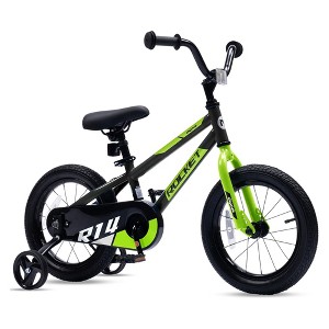 RoyalBaby Rocket Outdoor Children's Bicycle Sporty BMX-Style Kid Bike with Training Wheels, Reflectors, and Adjustable Seat - 1 of 4
