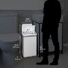 LunaLulinlk 4-Gal Multifunction Sensor Trash Can, Pearl White - 2 of 4