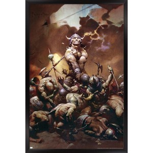 Trends International Frank Frazetta - Destroyer Framed Wall Poster Prints - 1 of 4
