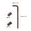 Unique Bargains S2 Steel Rust-Proof L-Shape Long Arm Ball End Hex Key Wrench Red - 2 of 4