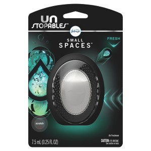Febreze Small Spaces Unstopables, Air Freshener, Fresh, 1 count - 1 of 4
