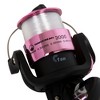 Leisure Sports Fishing Combo With 78" Rod, Size 30 Spinning Reel, and Monofilament Line - Hot Pink - 3 of 4