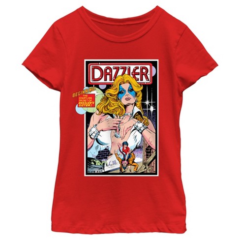 Girl's Marvel Dazzler Secret Sister Comic Book Cover T-Shirt - image 1 of 4