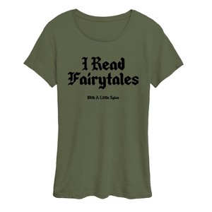 Women's - Instant Message - Read Spice Fairytales Short Sleeve Graphic T-Shirt - 1 of 4
