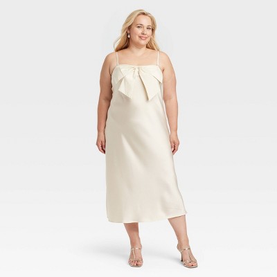 Women's Bow Midi Shift Dress - A New Day™