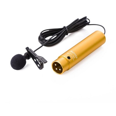 Movo LV-6 Omnidirectional XLR Lavalier Mic - Phantom Powered