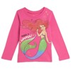 Disney Princess Cinderella Belle Ariel 3 Pack T-Shirts Multicolored - 4 of 4
