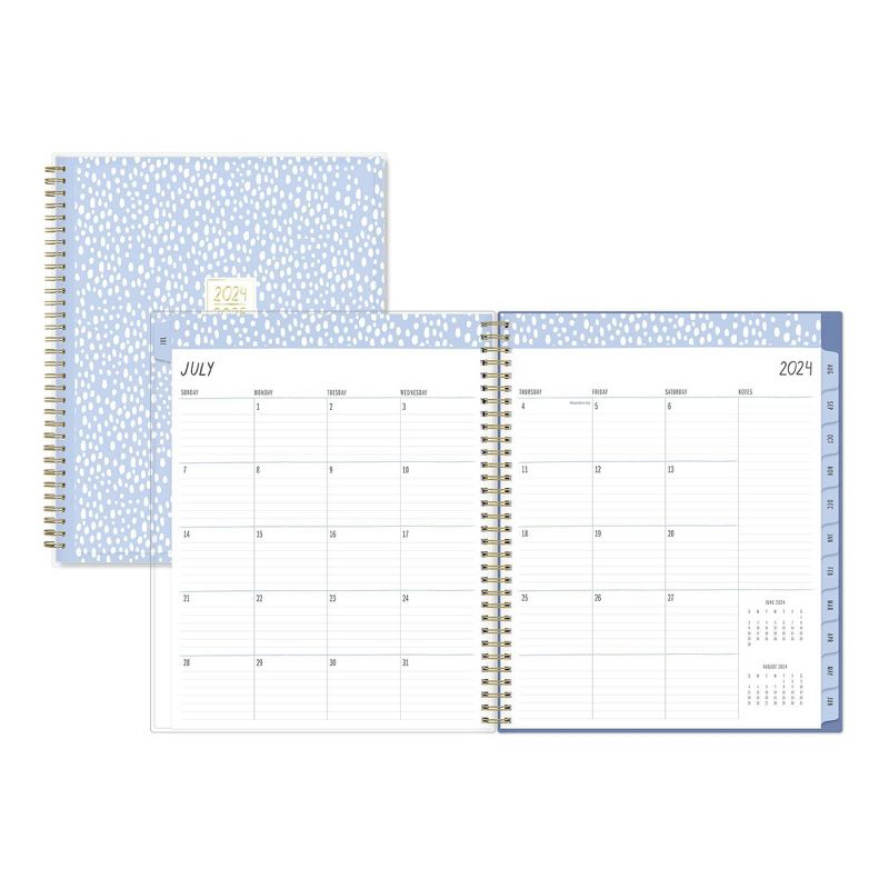 Ildlewild Co. for Blue Sky 2024-25 Weekly/Monthly Planner  11&#34;x8.5&#34; Poly Wirebound Speckled Blue, 5 of 14