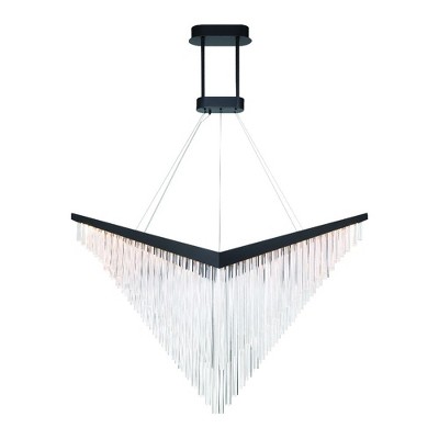 Eurofase Lighting Vivien 1 - Light Chandelier in  Black