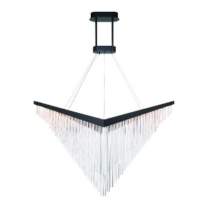 Eurofase Lighting Vivien 1 - Light Chandelier in  Black - 1 of 1