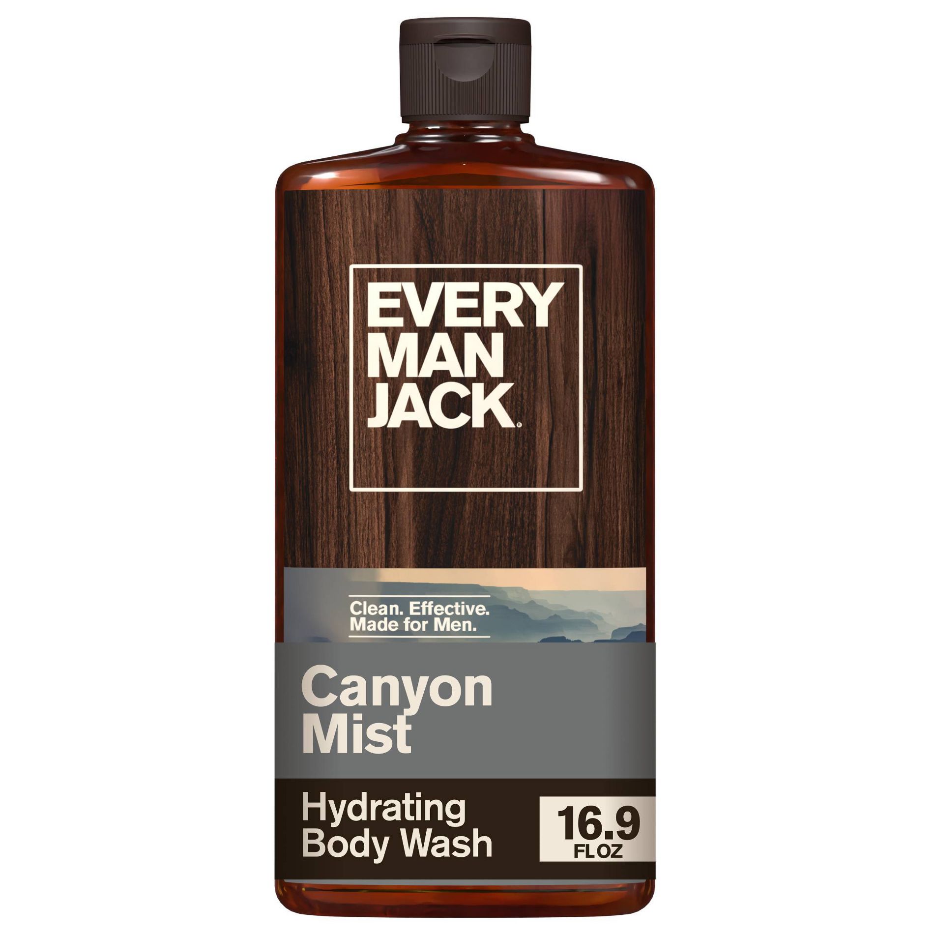 Every Man Jack Naturally Derived Hydrating Body Wash - Canyon Mist - 16.9 fl oz