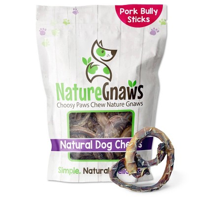 Nature Gnaws Porky Pretzel Jerky Dog Treats - 15ct