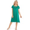 Collections Etc Lace Inset Tricot Nightgown - Elegant Sleepwear - 4 of 4