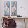Stupell Industries Classic Pelicans Gazing Canvas Wall Art (Set of 2) - 2 of 4