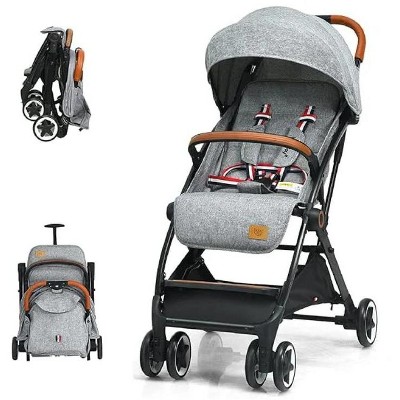 Lightweight Baby Stroller, Compact One-Hand Luggage-Style Travel Stroller for Airplane