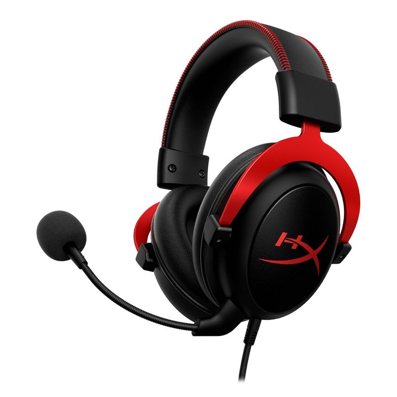 HyperX Cloud II Gaming Headset for PC/PlayStation 4/Xbox One/Series X|S/Nintendo Switch - Red, 1 of 11