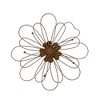 Poppy Wall Flower Brown Metal by Foreside Home & Garden - 4 of 4