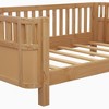 NicBex Twin/Full Size Bed Frame,Wood Platform Bed for Kids,Wood Low Profile Twin Bed with Rails for Girls and Boys,Wood Slats Support - 4 of 4