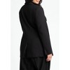 ELOQUII Women's Plus Size The Ultimate Stretch Long Two Button Blazer - 3 of 4