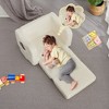 Toddler Couch,Toddler Chair,Kids Sofa Chair 2-in-1 Baby Seat Furniture Fold Out, Convertible Sofa to Lounger Soft Comfy Glow in The Dark Kids Sofa Bed Gifts for Kids Girl Boys - 3 of 4