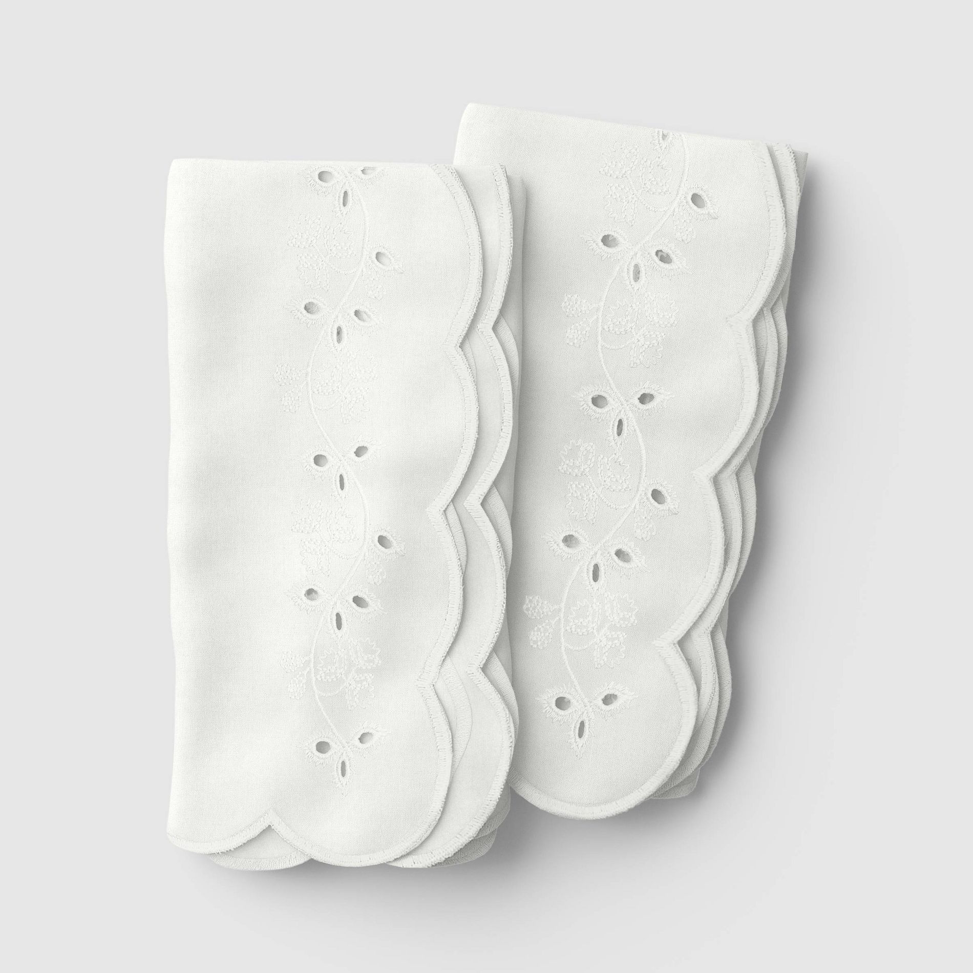 2pk Eyelet Dinner Napkins Ivory - Threshold™